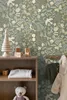 ESTAhome behang bloemen en vogels vergrijsd groen 50 x 900 Productafbeelding-voorbeeld 2