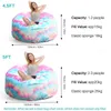（150×75cm，Dunkel bunt）Bean Bag Chair CoverStuhlkissen Produktbild-Vorschau 7