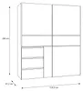 home24 Schwebetürenschrank Tover II Produktbild-Vorschau 5