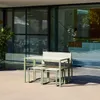 sweeek - Garten-Essgruppe aus Stahl und Textilene - 4 Produktbild-Vorschau 7