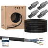 Cat 7 Erdkabel Netzwerkkabel Verlegekabel Outdoor UV Außen Produktbild-Vorschau 1