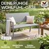 CASARIA® Gartenbank Sitzbank Wetterfest Kunststoff 320kg Produktbild-Vorschau 2