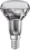A studio shot of a single light bulb against a white background. Produktbild-Vorschau