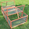 zooprinz Auslaufgehege Rabbit Run | Braun | 100x48x181cm Produktbild-Vorschau 13