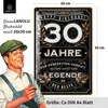 Blechschild 30 Schild Geburtstag, 30 JAHRE LEGENDE, Produktbild-Vorschau 3