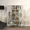 Bücherregal Dmandell, Büroregal, Mobiler Buchhalter, Produktbild-Vorschau 4