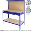 Werkbank mit Stecktafel und Schublade Blau Produktbild-Vorschau 2