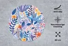 MuchoWow® Mauspad Mousepad Sommer - Flora - Weiß 30x30 cm - Produktbild-Vorschau 2