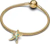 PANDORA Charm-hanger, zeester, collectie Moments, 14 karaat Productafbeelding-voorbeeld 4