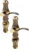 Two antique-style door handles with escutcheons are shown against a white background. Podgląd zdjęcia produktu