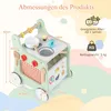 Lauflernwagen Holz, 6-in-1 hölzerne Lauflernhilfe, Baby Produktbild-Vorschau 4