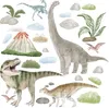Wandtattoo Dinosaurier, Vulkan, mit umweltfreundlichen, Produktbild-Vorschau 1