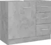 vidaXL Waschbeckenunterschrank Betongrau 63x30x54 cm Produktbild-Vorschau 1