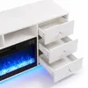 Witte TV-kast VANITII, 180x40x65 cm, met houtkachel en Productafbeelding-voorbeeld 12