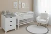 Babybett mit Matratze 120x60cm, Gitterbett, 3 ausziehbare Produktbild-Vorschau 8