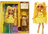 A Rainbow High doll in its packaging, with a separate display of its outfit. Náhled obrázku produktu