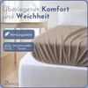 Frottee Spannbettlaken Sand 120 X 200 + 30 CM Produktbild-Vorschau 3