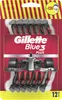 Gillette Disposable Razors For Men Blue3 Red - 12 Pieces Produktbild-Vorschau 1