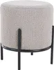SalesFever Polsterhocker rund Ø35 cm | Bezug Bouclé Stoff | Produktbild-Vorschau 1
