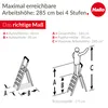 Hailo L60 StandardLine Alu-Sicherheits-Stehleiter - Leiter Produktbild-Vorschau 13