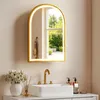 Badezimmer-Wandschrank mit Spiegel und LED-Beleuchtung, Produktbild-Vorschau 4