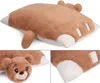 A collage of images showing a plush teddy bear pillow from different angles. Anteprima dell’immagine prodotto