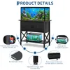 150-200l Aquarium Stand 2-st?ckiger Schwerlast Metall Produktbild-Vorschau 5