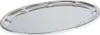 Ovaler Servierteller AKCENT, 40,5x29 cm, Chrom-Optik Produktbild-Vorschau 2