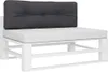 vidaXL Cuscino Pallet antracite 120x40x12 cm tessuto Anteprima dell’immagine prodotto 3