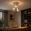 MasterLED Deckenleuchte Elen 3-flammig E27 beige-gold Produktbild-Vorschau 10