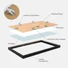 An exploded view diagram showing the components of a picture frame. Anteprima dell’immagine prodotto