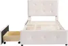 CDGlobal Polsterbett Einzelbett Holzbett mit Produktbild-Vorschau 11