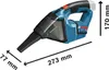 Aspirateur sans-fil GAS 12V BOSCH - 2 batteries 2.5Ah + Voir les images du produit 9