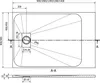 Mexen Hugo rechteckige Duschwanne SMC 120 x 80 cm, Weiß - Produktbild-Vorschau 6