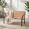 home24 Gartenbank - Massivholz Produktbild-Vorschau 1