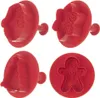 Moldes para galletas navideñas, juego de 4 unidades. Vista previa de la imagen del producto 3