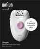 Braun Silk-épil 1 1-000, rose, blanc, 20 pincettes, Voir les images du produit 8