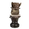 Clayre & Eef Figur Kaninchen 35 cm Goldfarbig Polyresin Produktbild-Vorschau 3