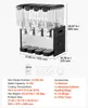 Distributeur de boissons électrique VEVOR, capacité de 4 x Voir les images du produit 7