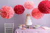 34907 POMPON bibułowy 15 cm biały dekoracja pompony Podgląd zdjęcia produktu 3