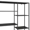 Bibliothèque en métal 189cm noire ELISABETH Voir les images du produit 4