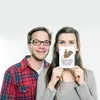 Mr. & Mrs. Panda Postkarte Fledermaus Sitzen - Weiß - Produktbild-Vorschau 4
