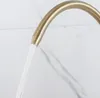 A close-up shot of a gold faucet with water flowing out. Podgląd zdjęcia produktu