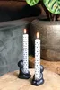 Set aus 2 Steingut-Kerzenständern IDEAS 4 SEASONS, schwarz Produktbild-Vorschau 4