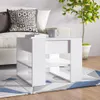 vidaXL Couchtisch Weiß 55,5x55x45 cm Holzwerkstoff Produktbild-Vorschau 2