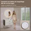 S'AFIELINA Miroir de salle de bain LED rond Miroir de salle Voir les images du produit 2