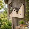 Vogelhaus Mina für Kleinvögel, 48 cm breit, 42,5 cm hoch, Produktbild-Vorschau 5