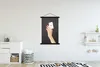 MuchoWow® Textilposter Frau hält eine Spielkarte 120x180 cm Produktbild-Vorschau 2