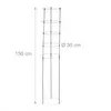 Lot de 2 tuteurs Relaxdays, métal et plastique, hauteur 150 Voir les images du produit 4