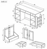 Mueble aparador Merax, isla de cocina, carro de servicio Vista previa de la imagen del producto 5